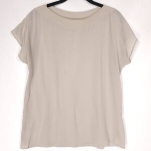 FALCONERI Women's Top SMALL Soft Modal Stretch BULGARIA🇧🇬MADE Cap Sleeve‎ Gray